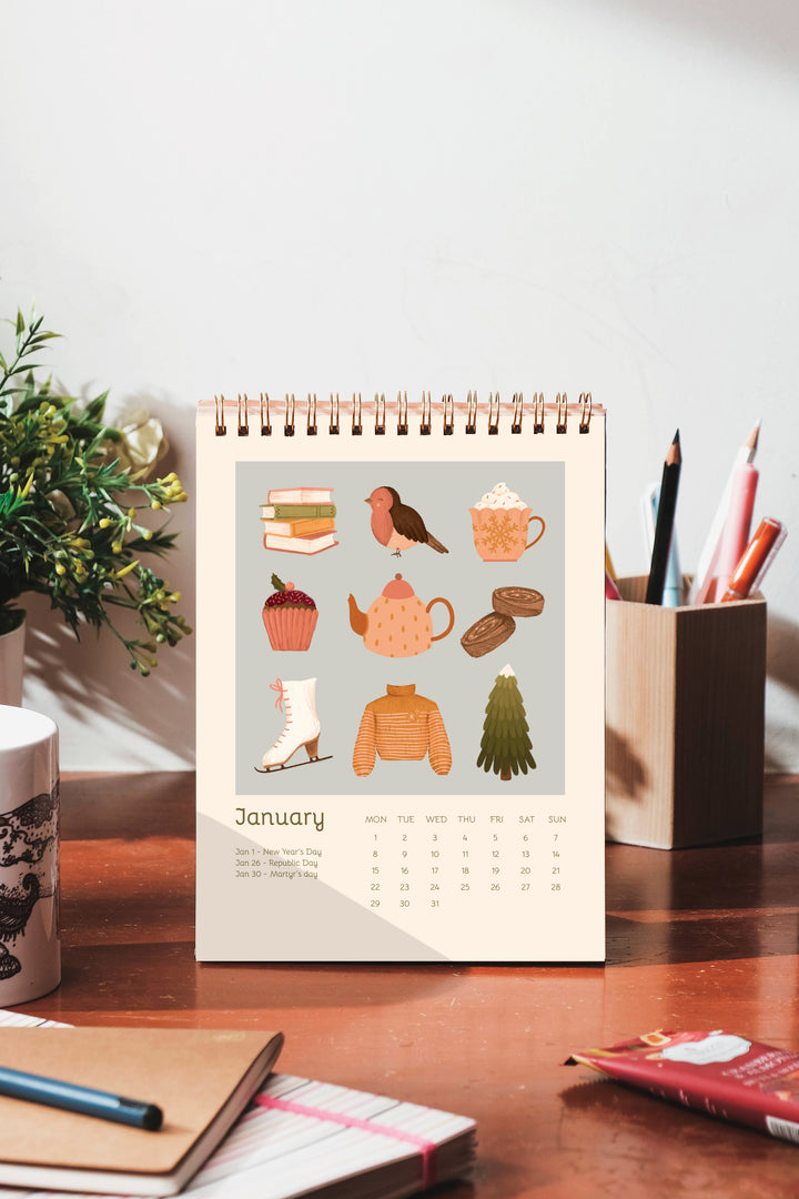 2024 Tea Party Desk Calendar