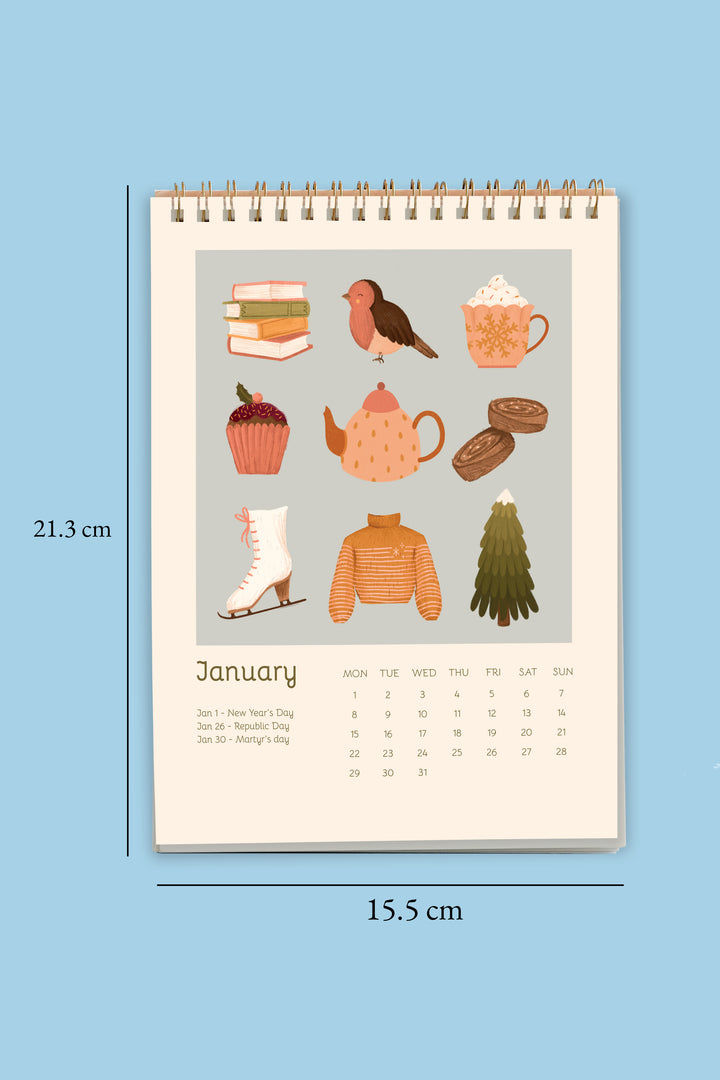 2024 Tea Party Desk Calendar
