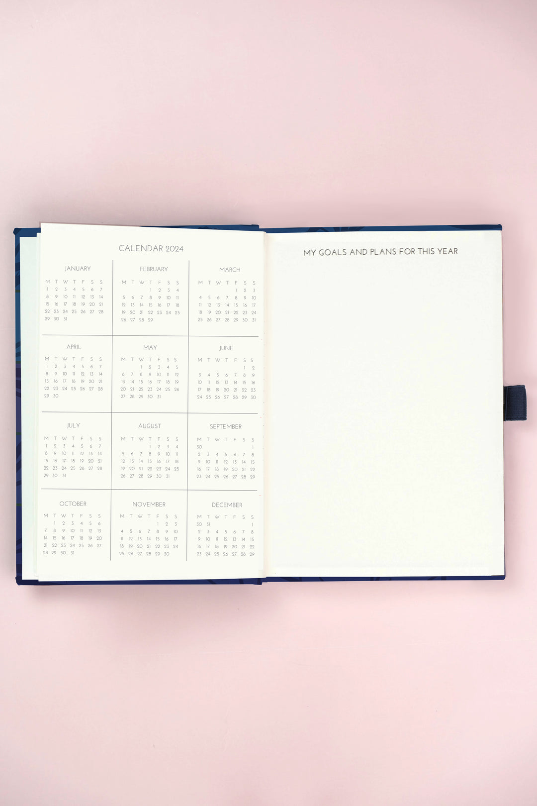 2024  Blue Tropical | Classic Planner
