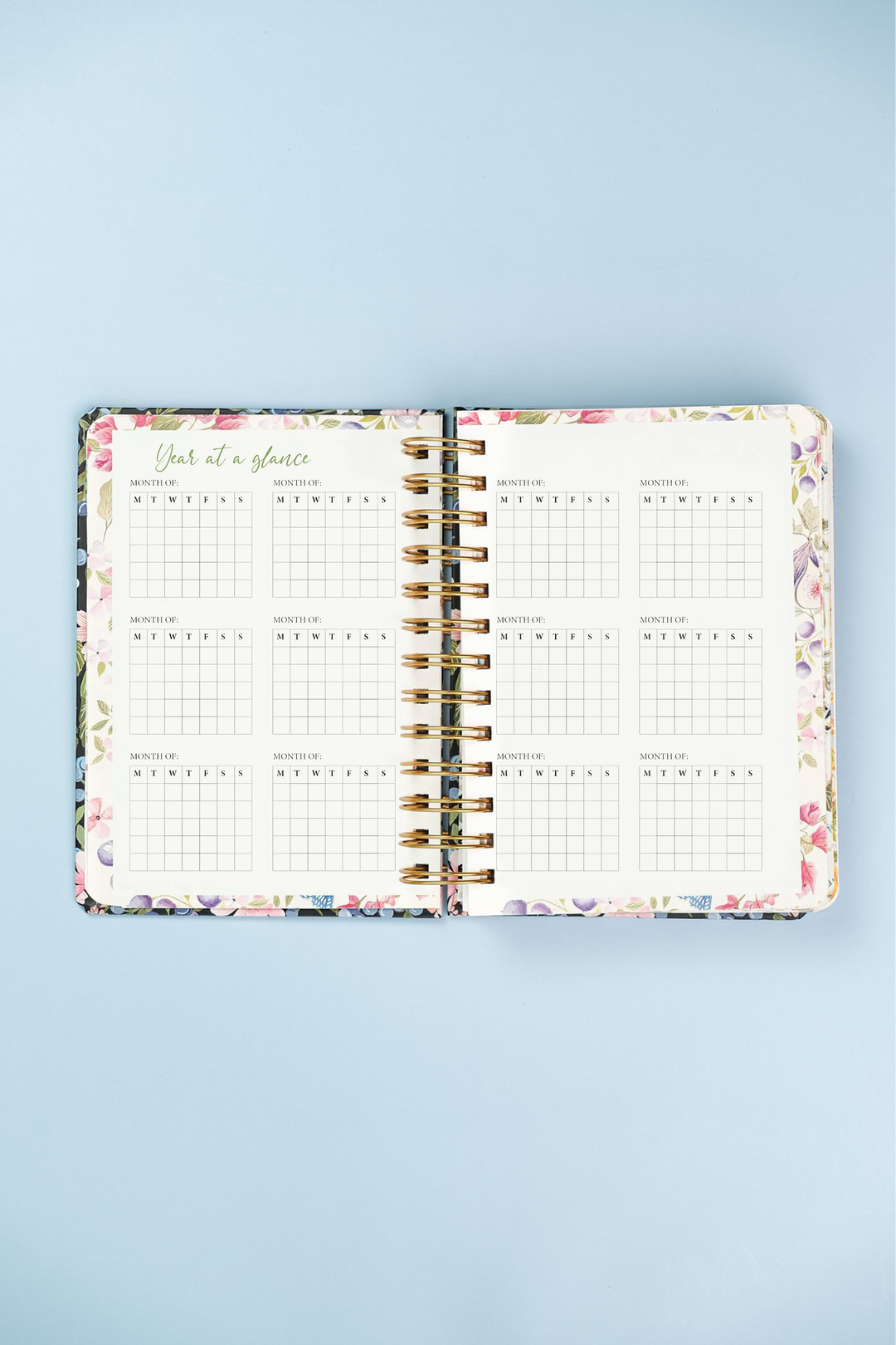 Rose Garden Wiro Undated Planner