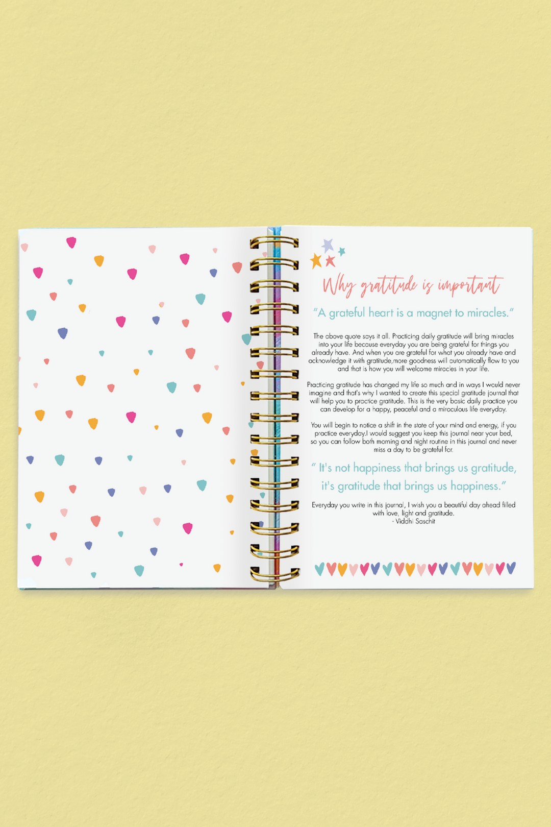 Confetti Gratitude Journal Pack