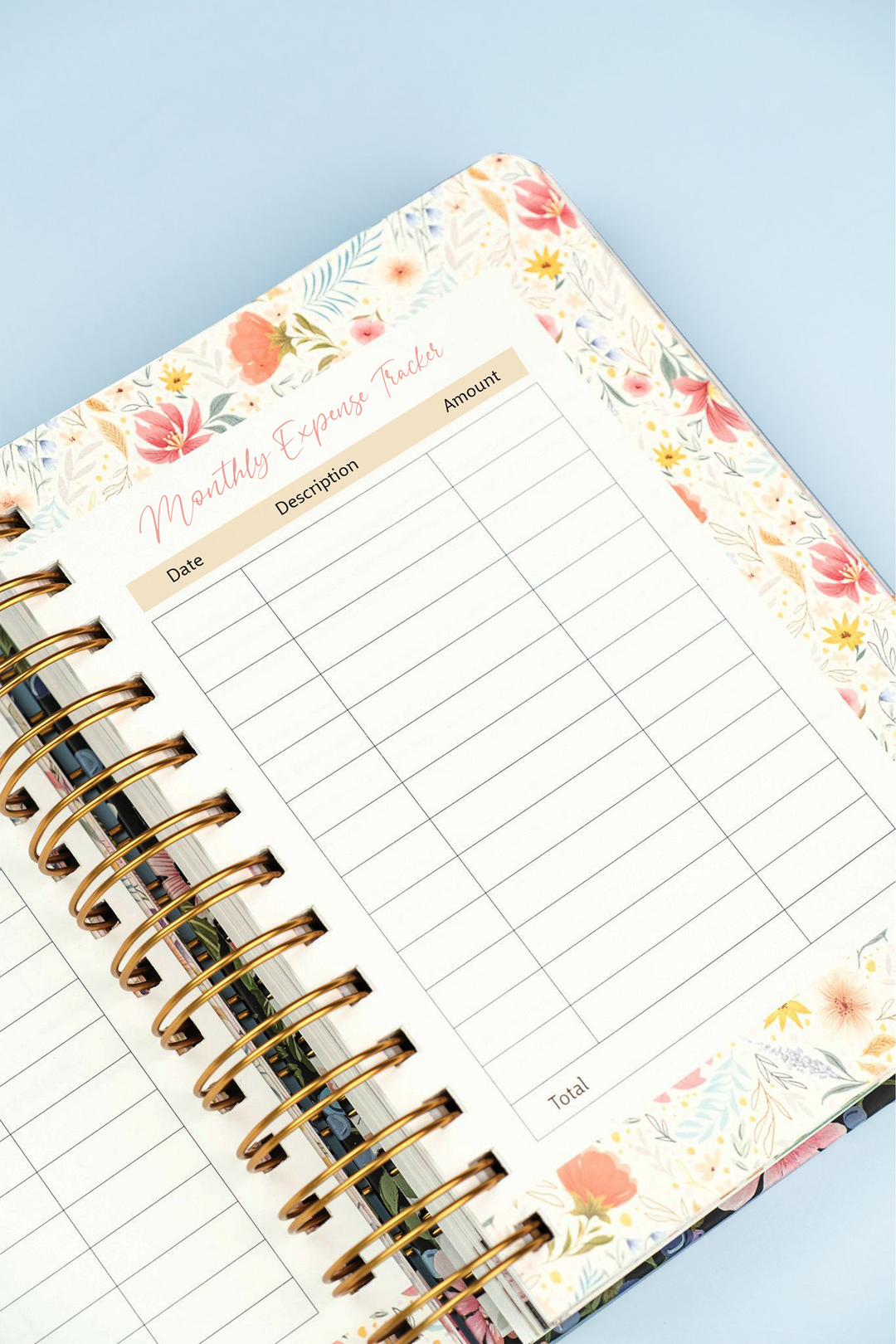 Rose Garden Wiro Undated Planner