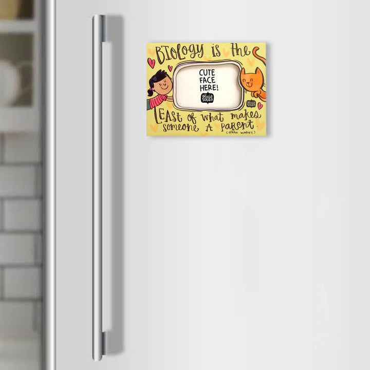 Biology Cat- Refrigerator Magnetic Frame (big)