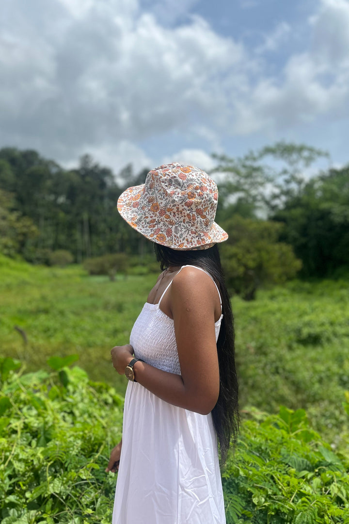 Floral Reversible Bucket Hat