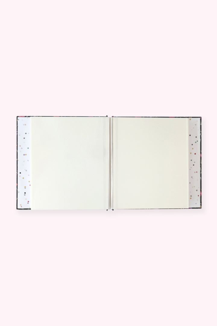 Purple Floral Photo Album
