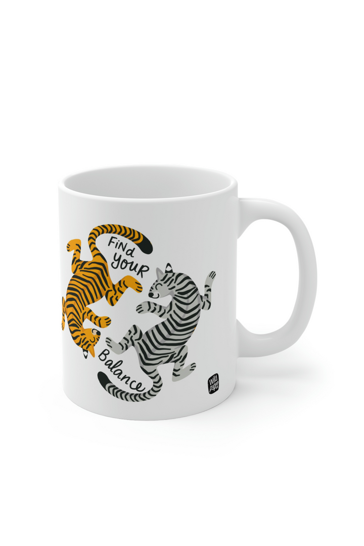 Dancing Tigers Mug