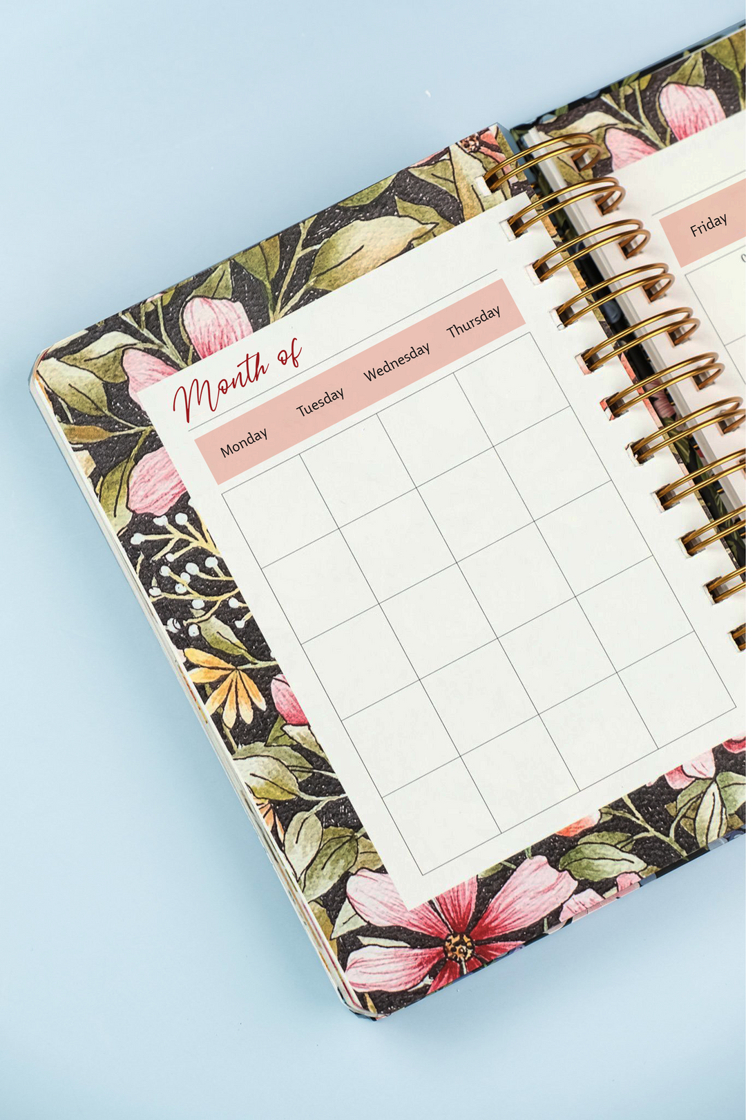 Rose Garden Wiro Undated Planner