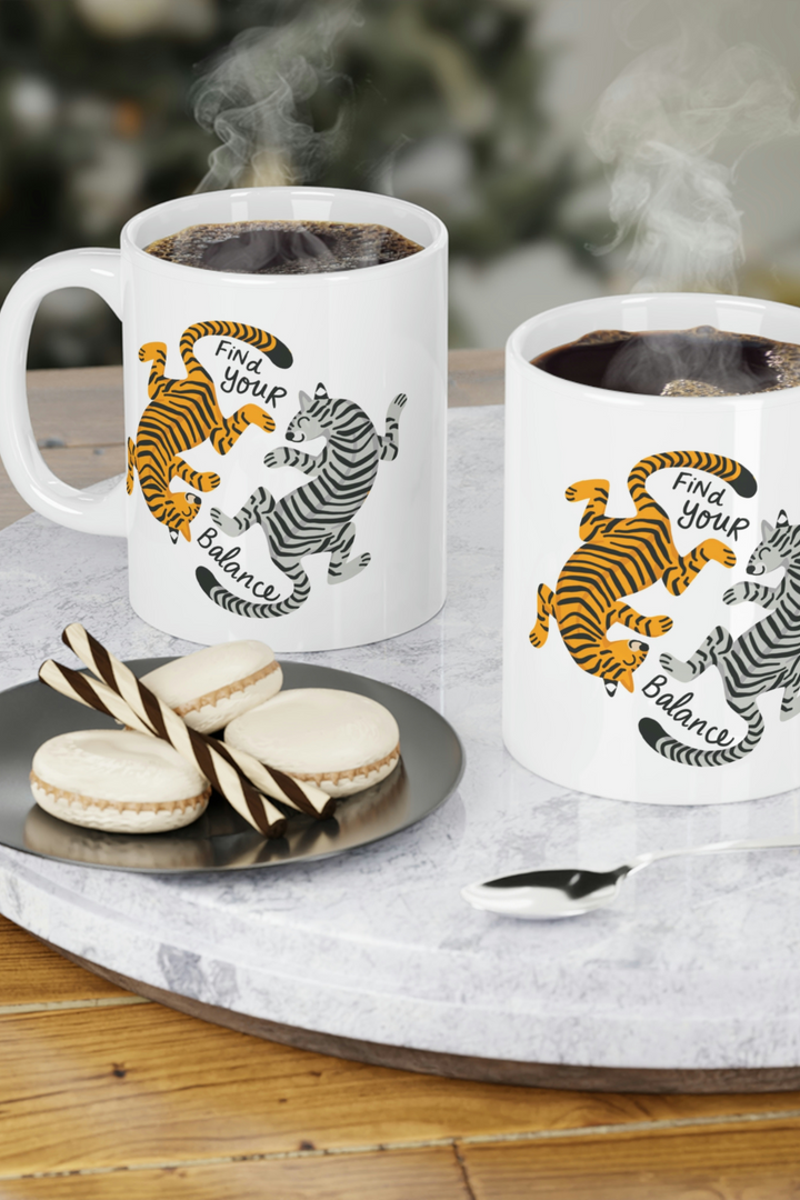 Dancing Tigers Mug