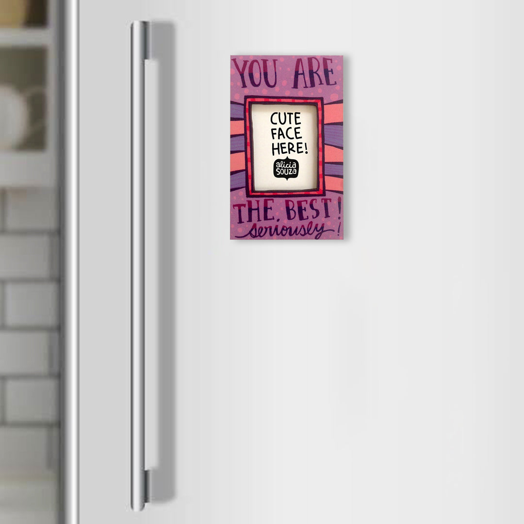 Seriously the best! - Refrigerator magnetic frame (small)