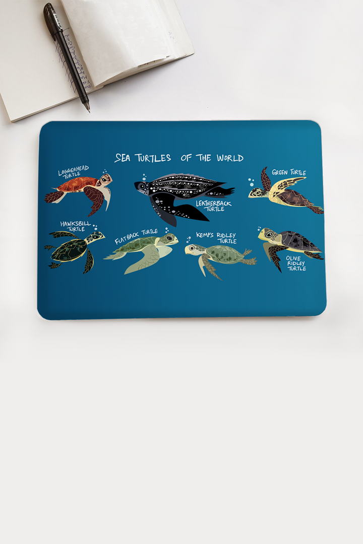 Sea Turtles of the World Laptop Skin