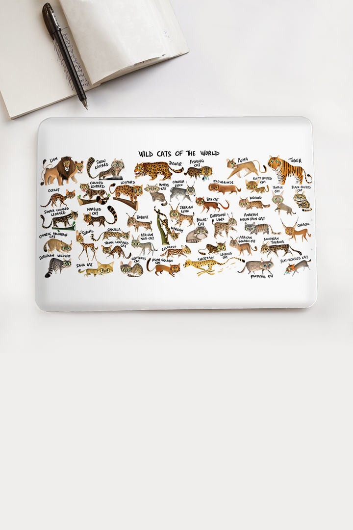 Wild Cats of the World Laptop Skin