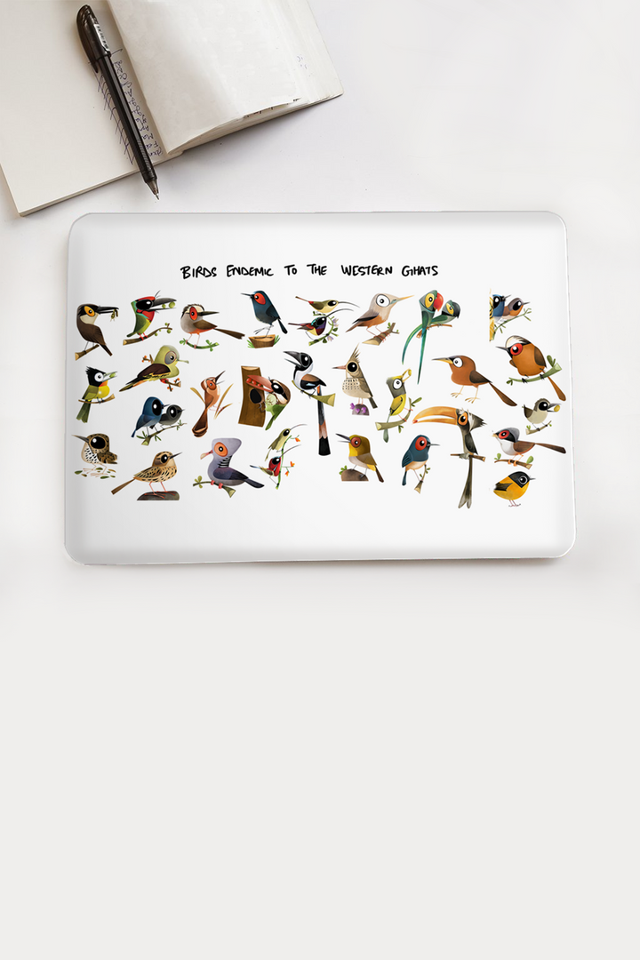 Birds Endemic to the Western Ghats Laptop Skin