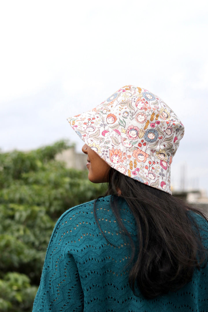 Floral Reversible Bucket Hat