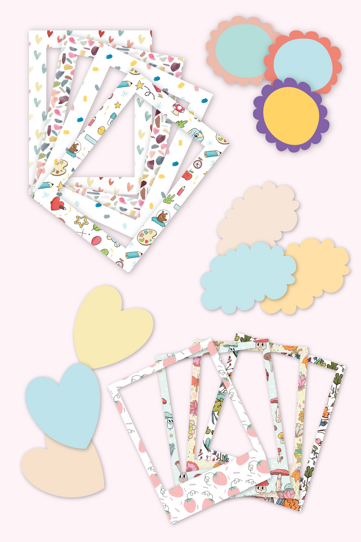 Pattern Frame & Decorative Cards