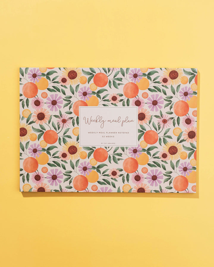 Orange Garden Weekly Meal Planner