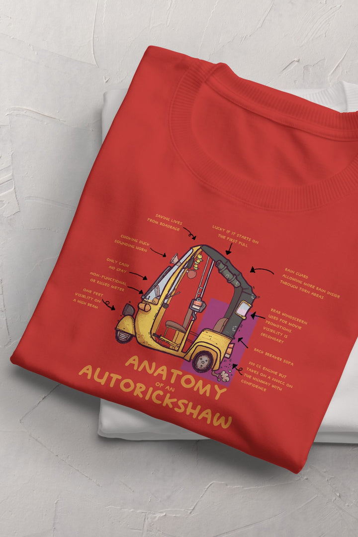 Anatomy of an Autorickshaw T-shirt
