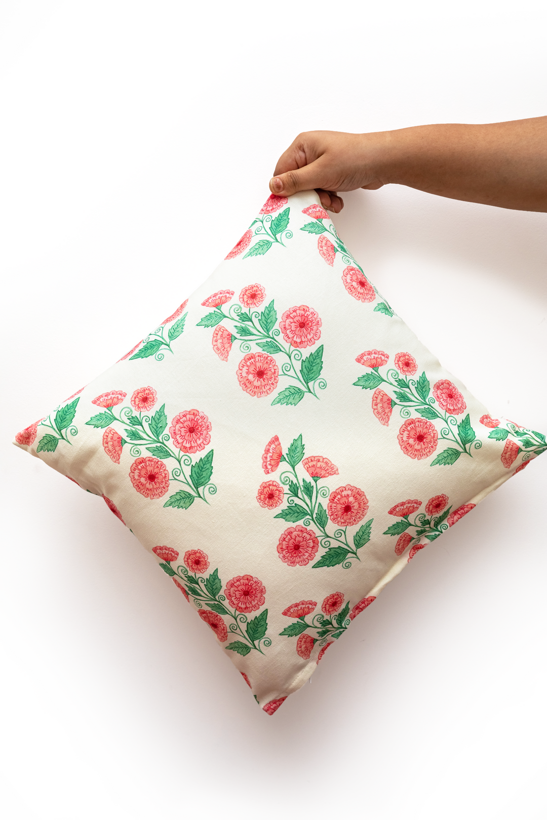Floral Motif Cushion Cover