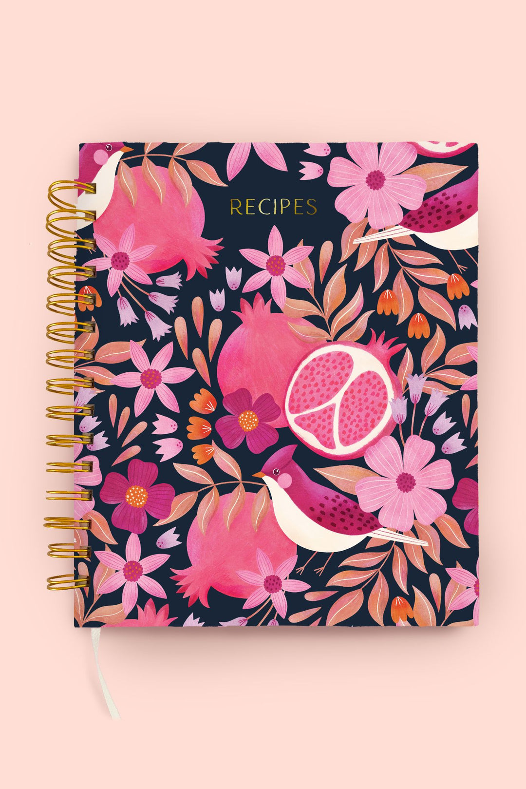 Pomegranate Bird Garden Recipe Journal