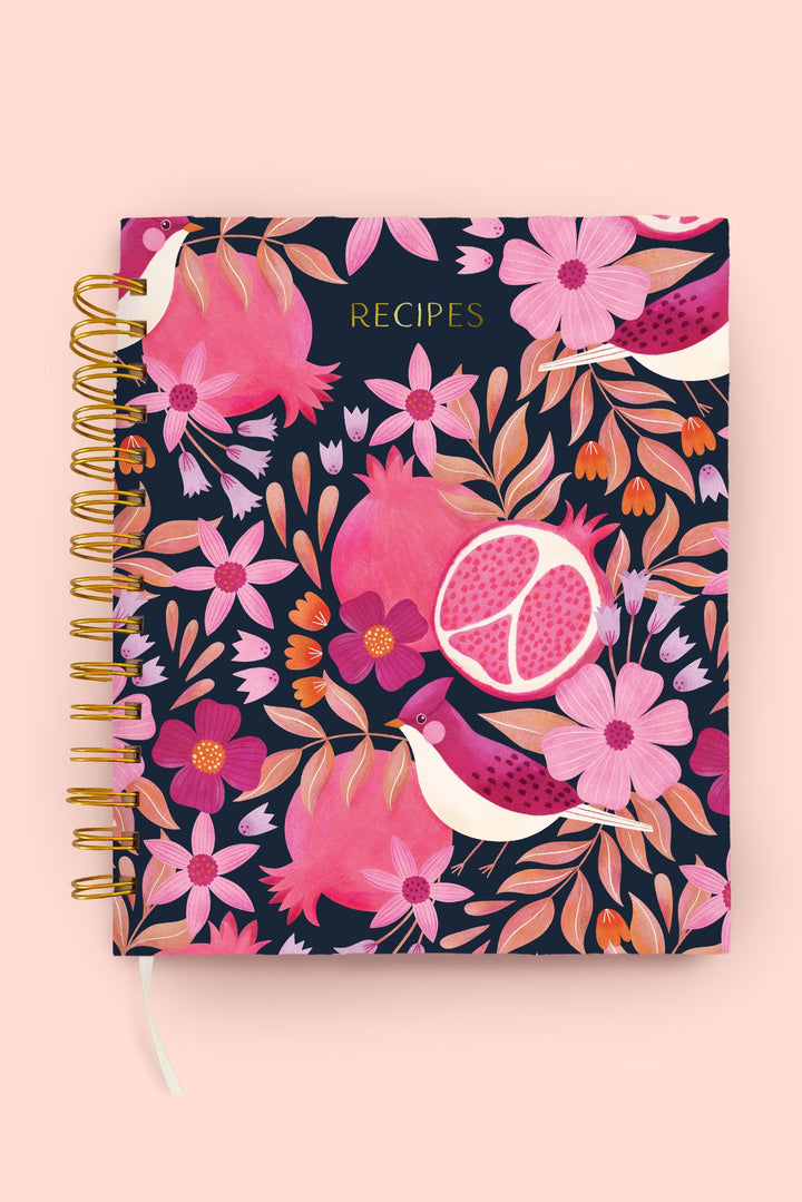 Pomegranate Bird Garden Recipe Journal