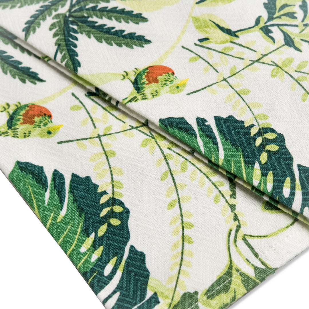 Tropical Leaves Kitchen Towel