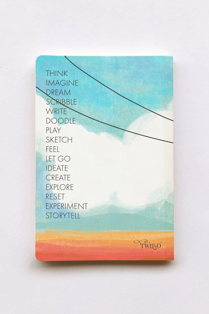 Live More Care Less Softcover Notebook