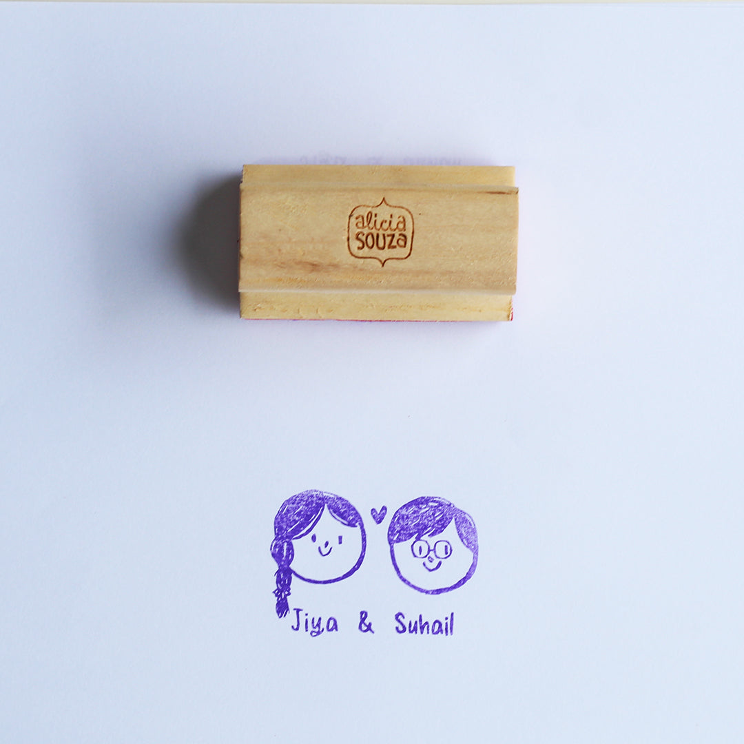 Custom Couple Stamp