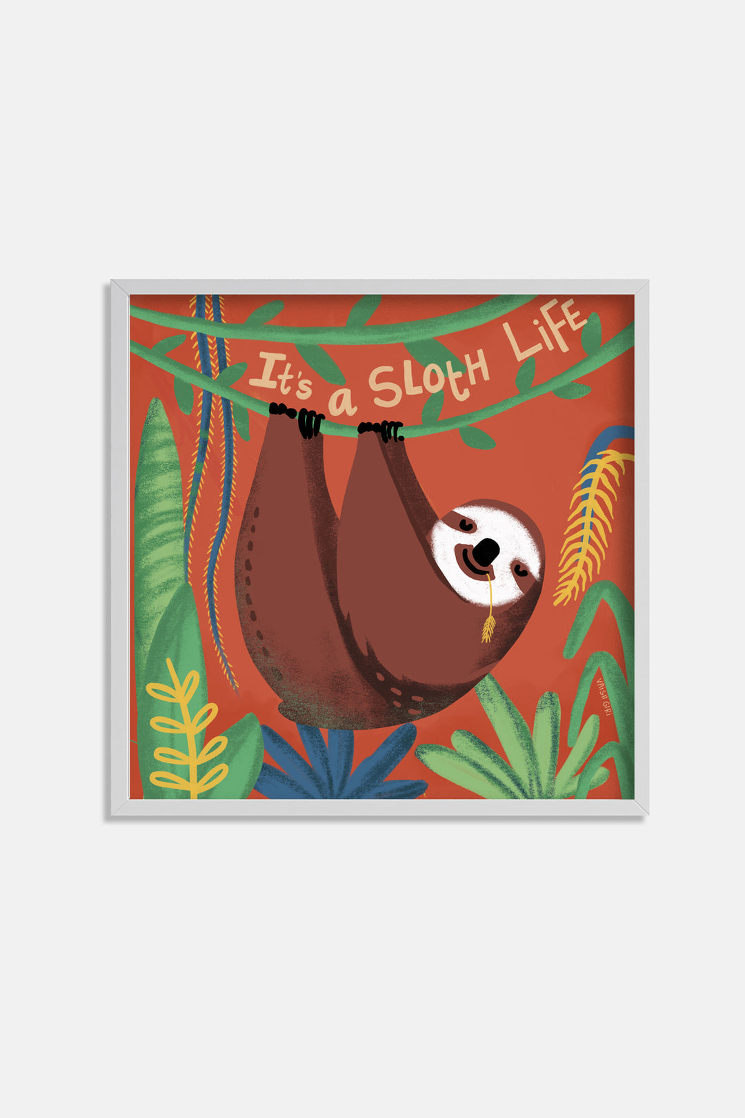 Sloth Life Wall Art