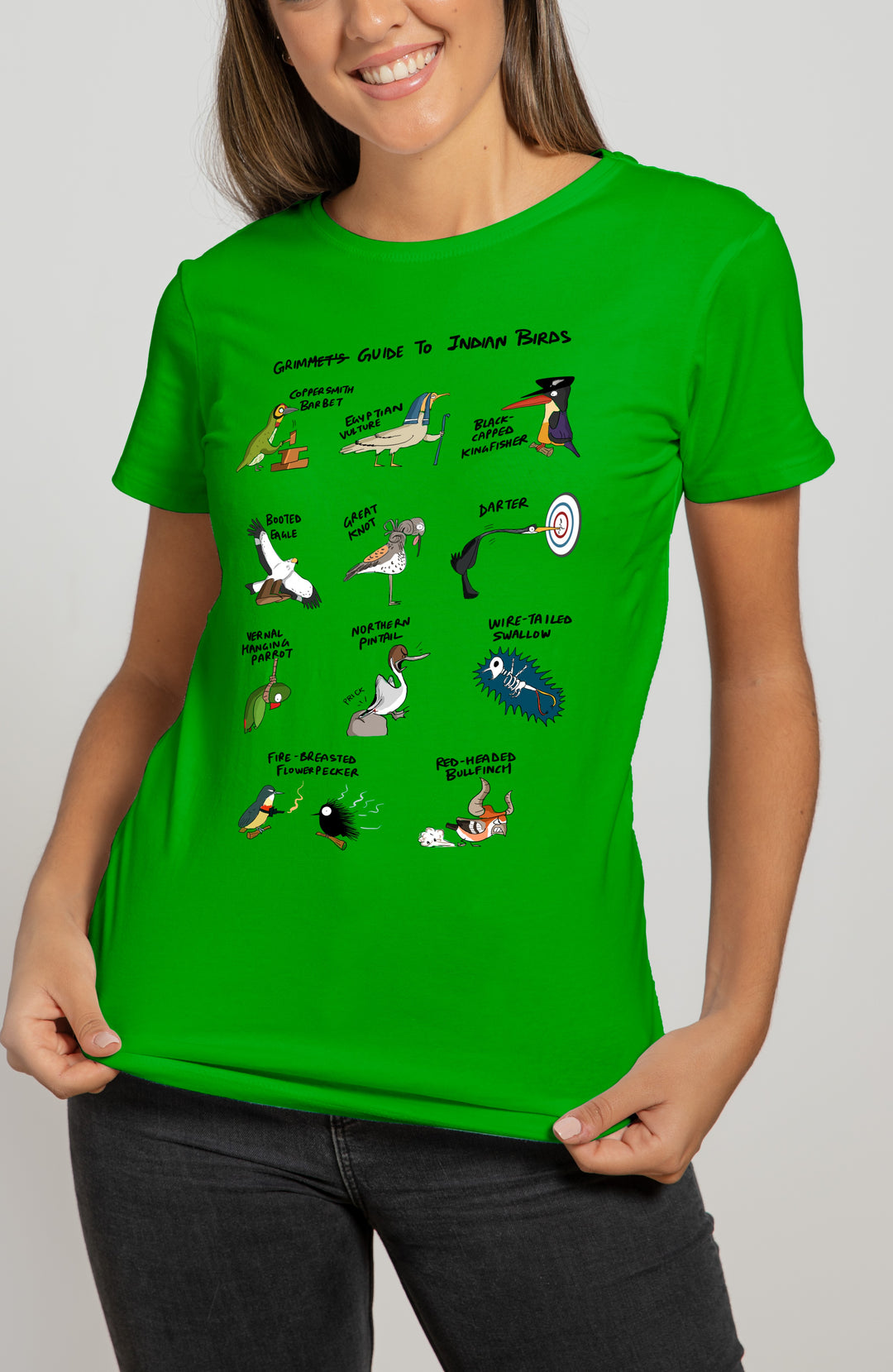 Grim Guide to Indian Birds T-Shirt – Happy Wagon