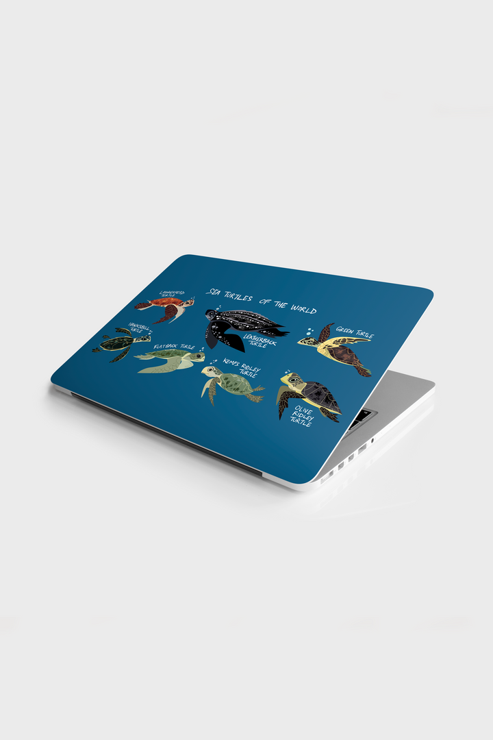 Sea Turtles of the World Laptop Skin