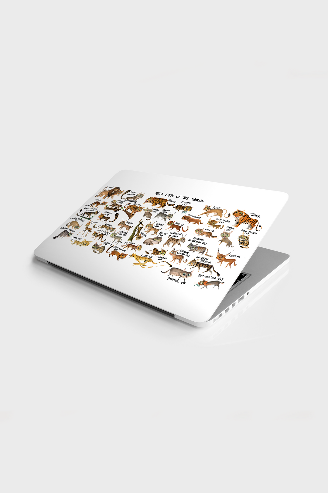 Wild Cats of the World Laptop Skin
