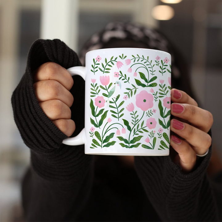 Bird Vines mug