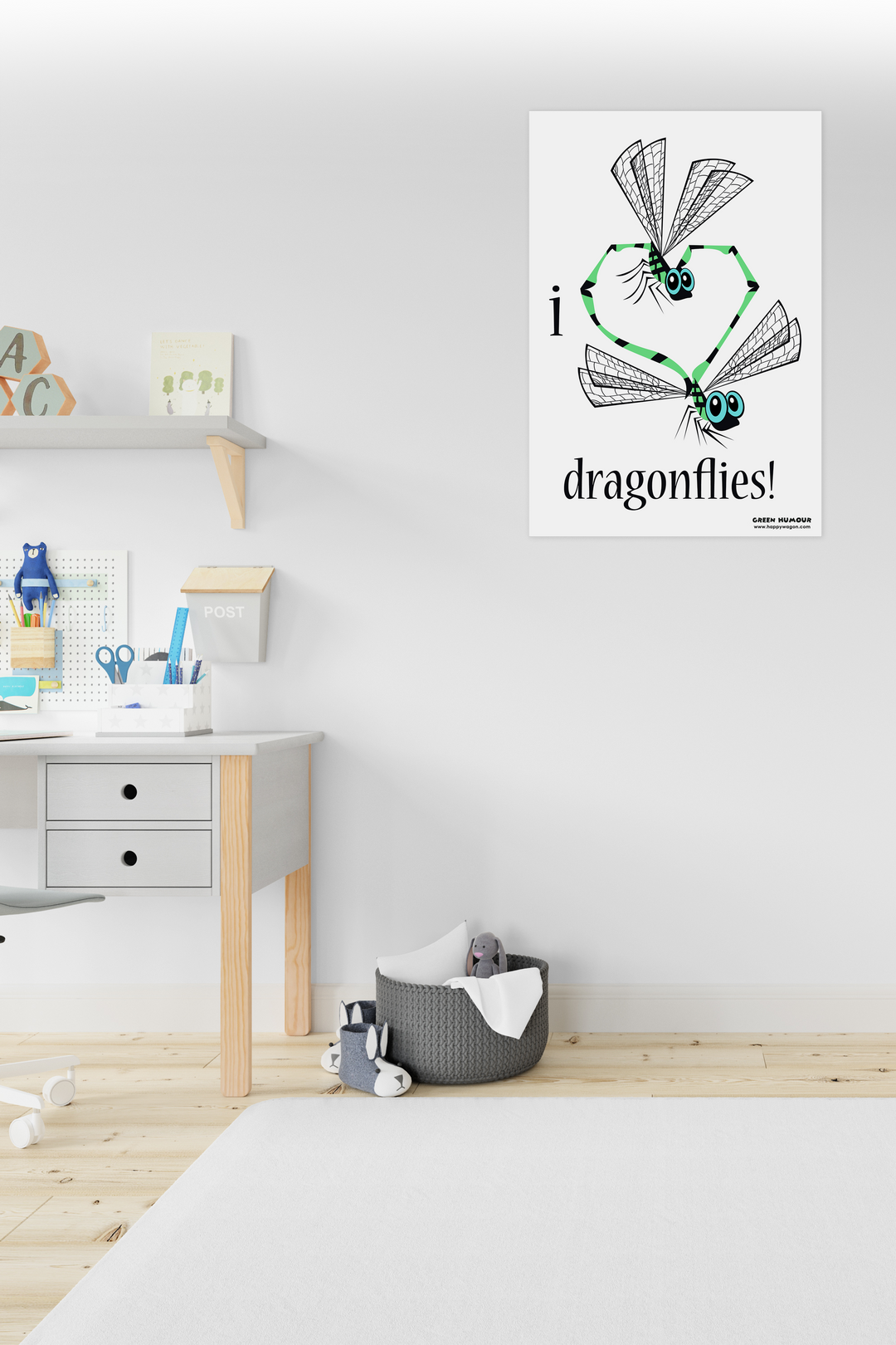 I love dragonflies Non-Tearable Poster