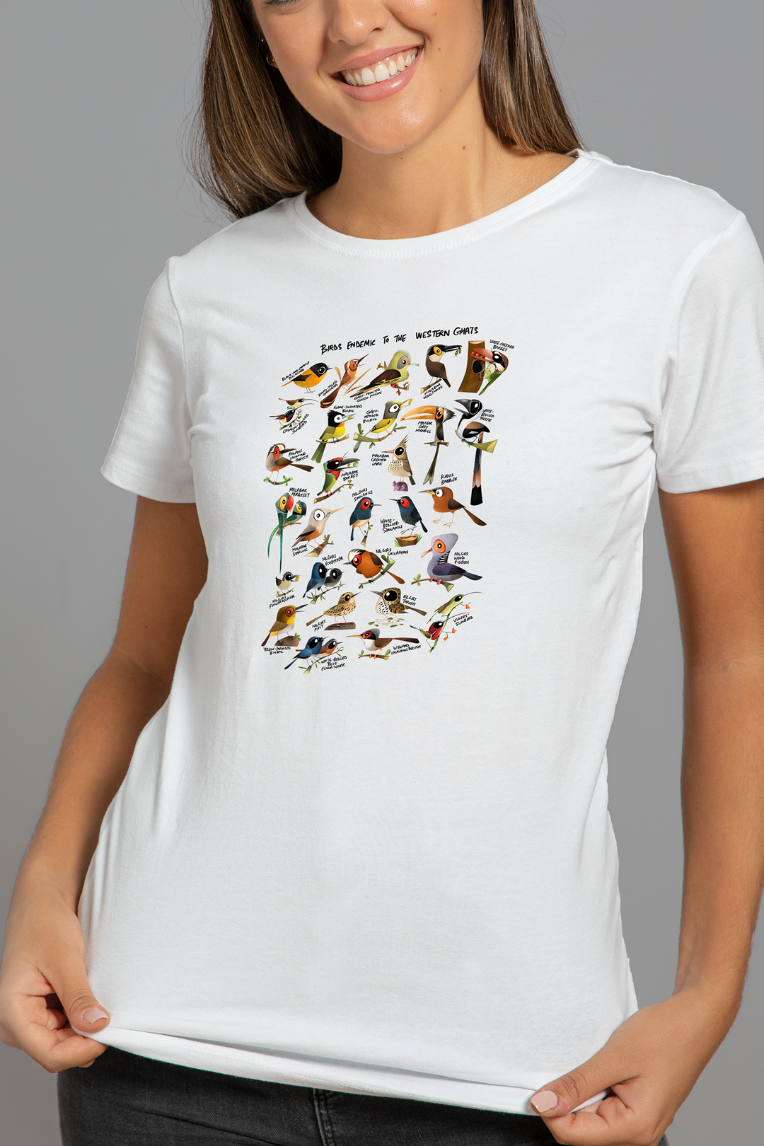 Birds Endemic To Western Ghats Tshirt