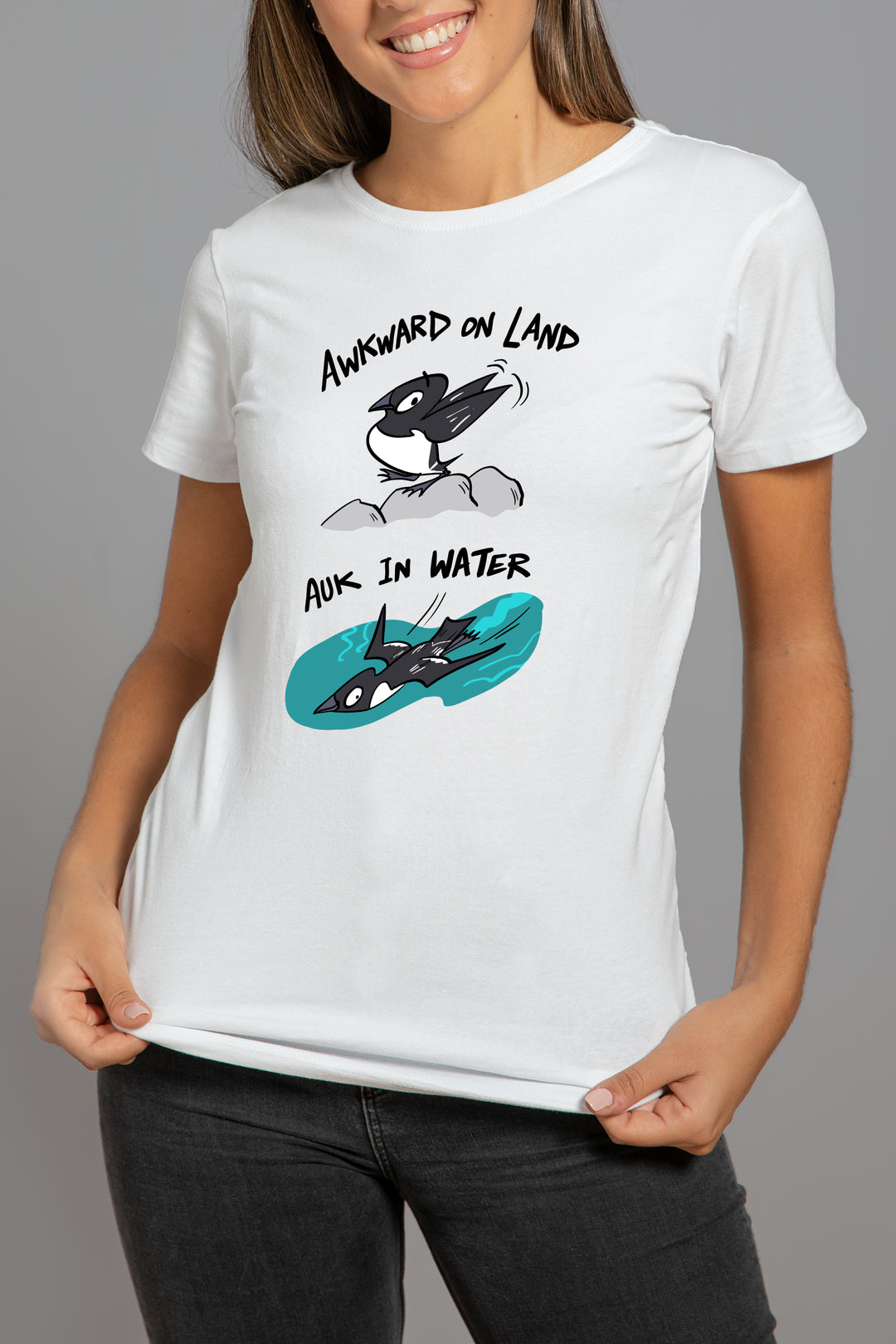Awkward on Land/in Water T-shirt