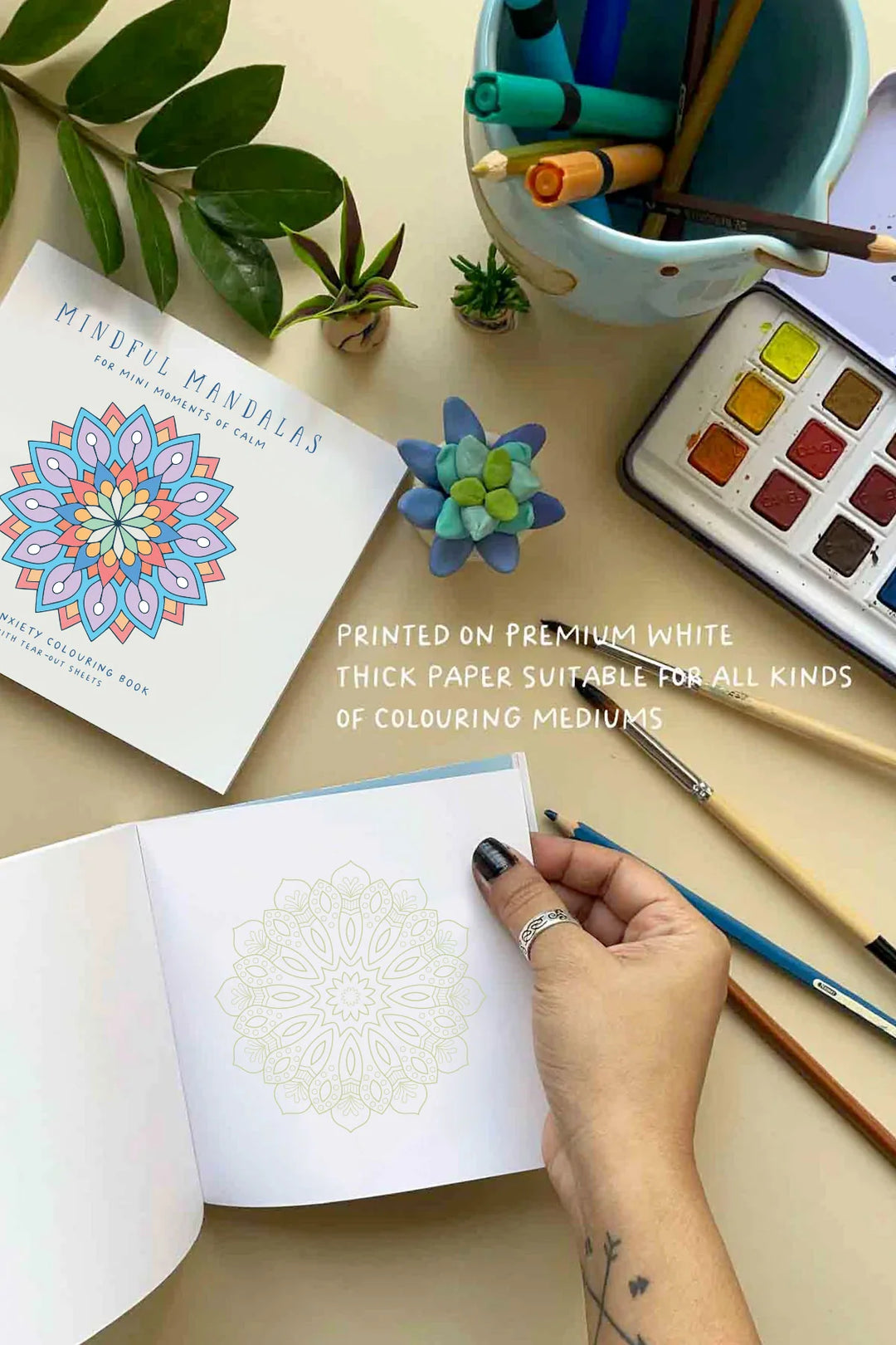 Mini Mandala Colouring Book