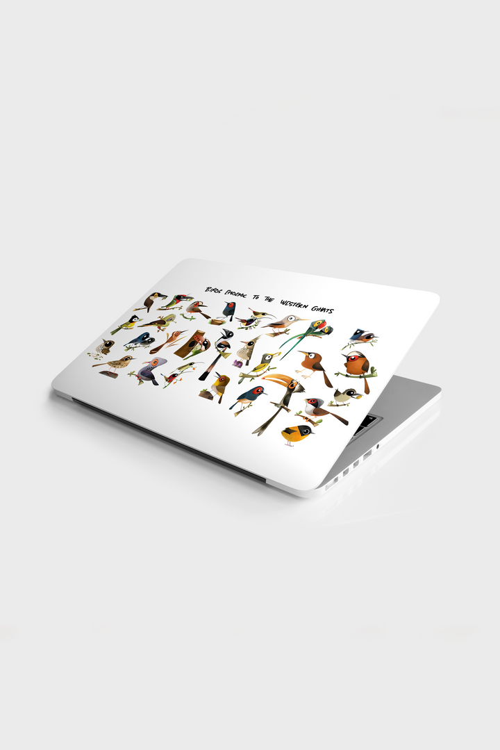 Birds Endemic to the Western Ghats Laptop Skin