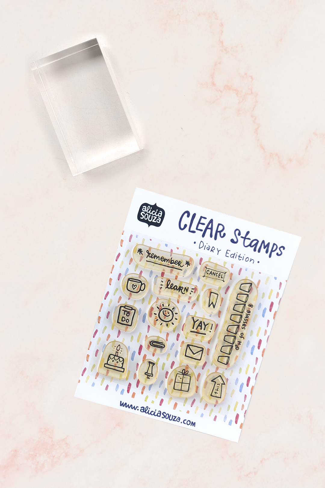 Let's Plan Clear Stamps