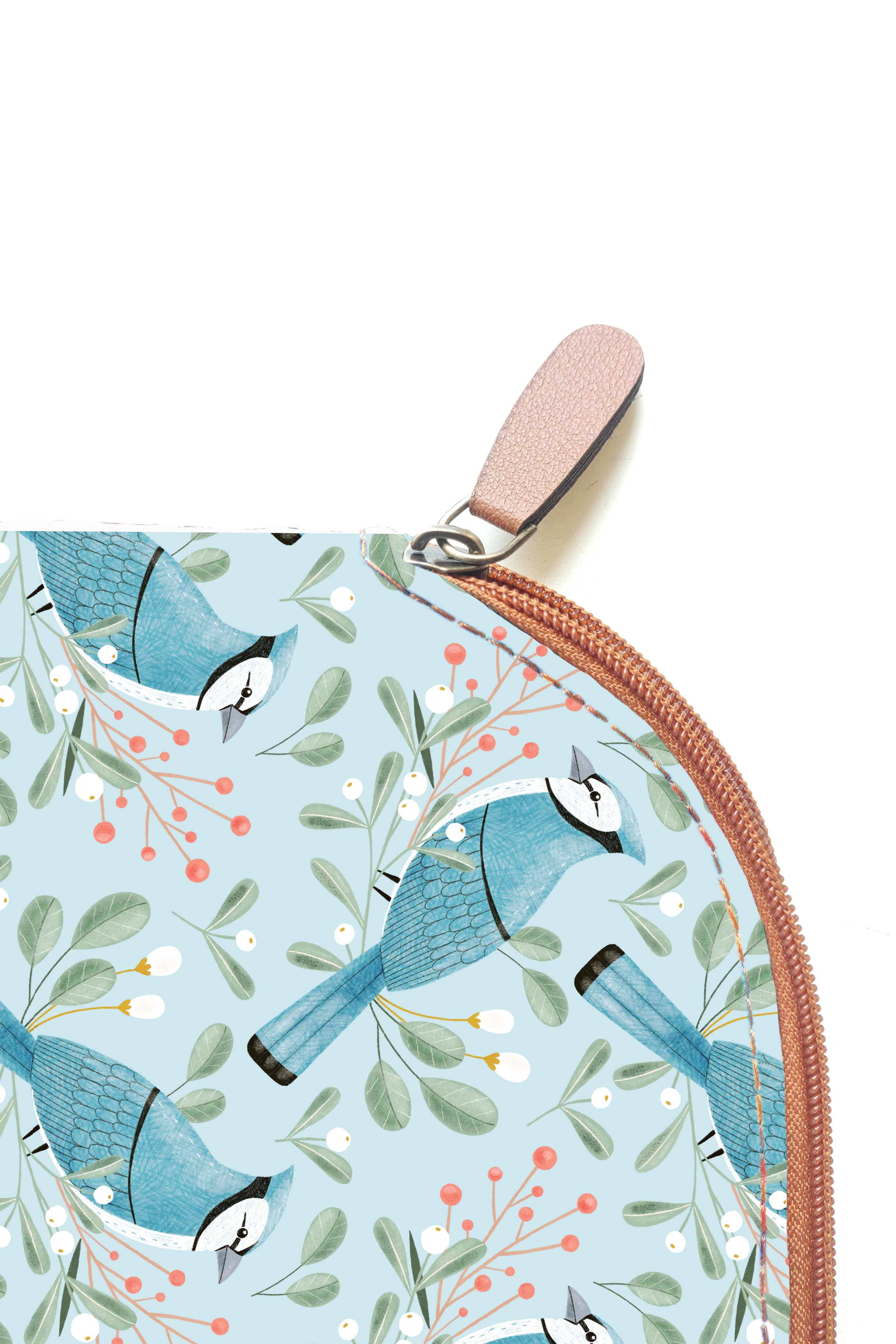 Blue Jay Cosmetic Pouch