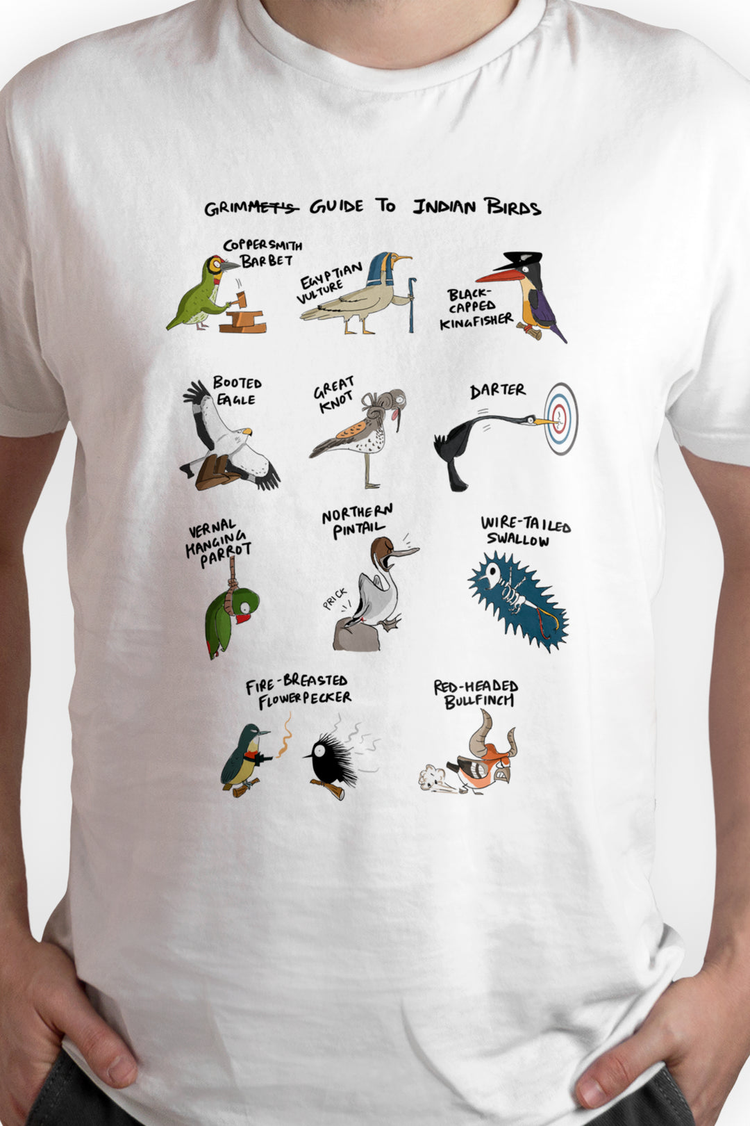 Grim Guide to Indian Birds T-Shirt