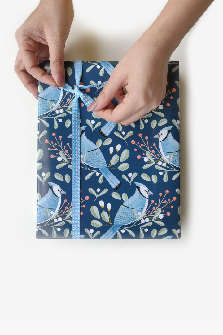 Blue Jay Wrapping Paper (Pack Of 3)