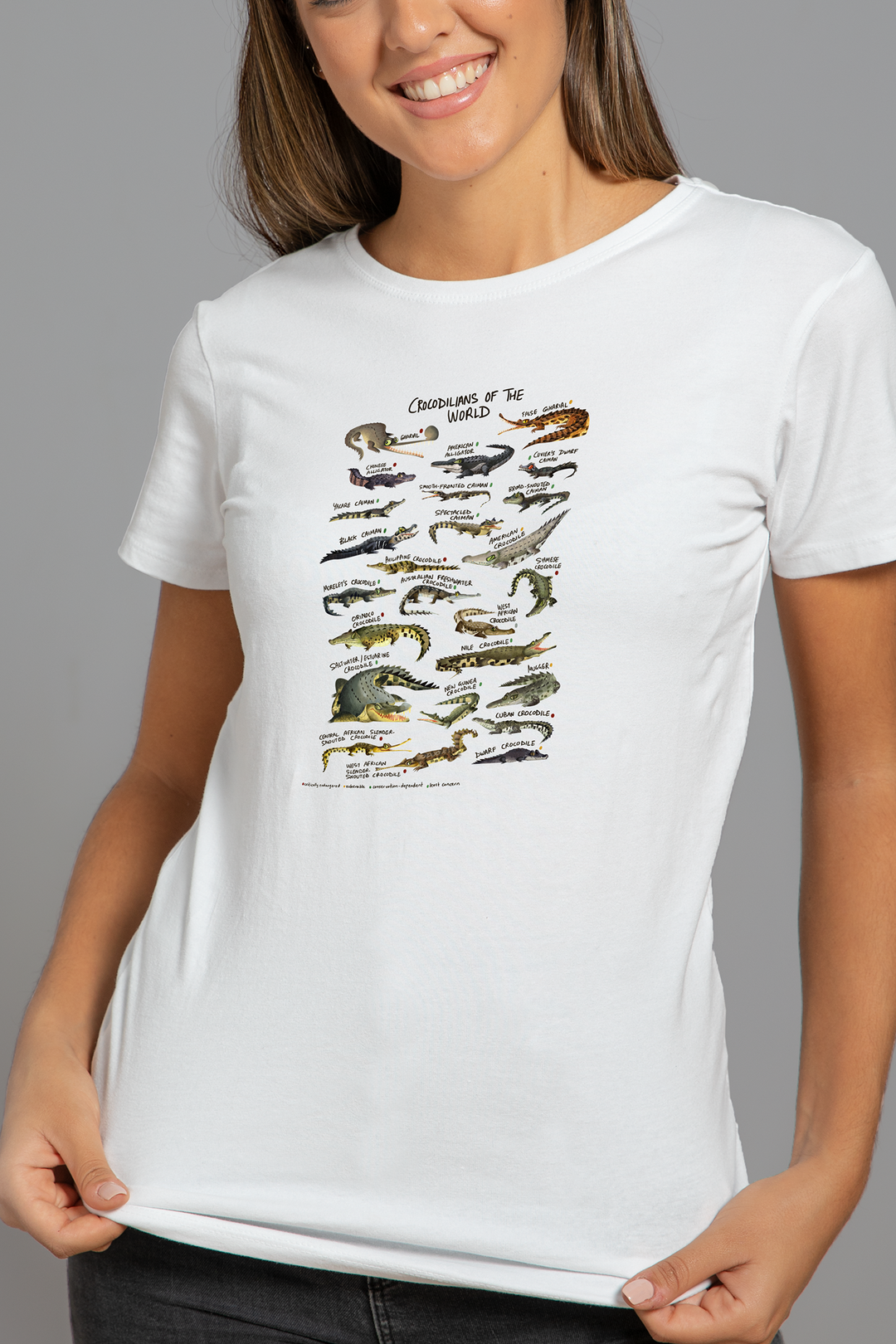 Crocodilians Of The World Tshirt