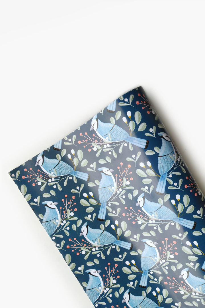 Blue Jay Wrapping Paper (Pack Of 3)