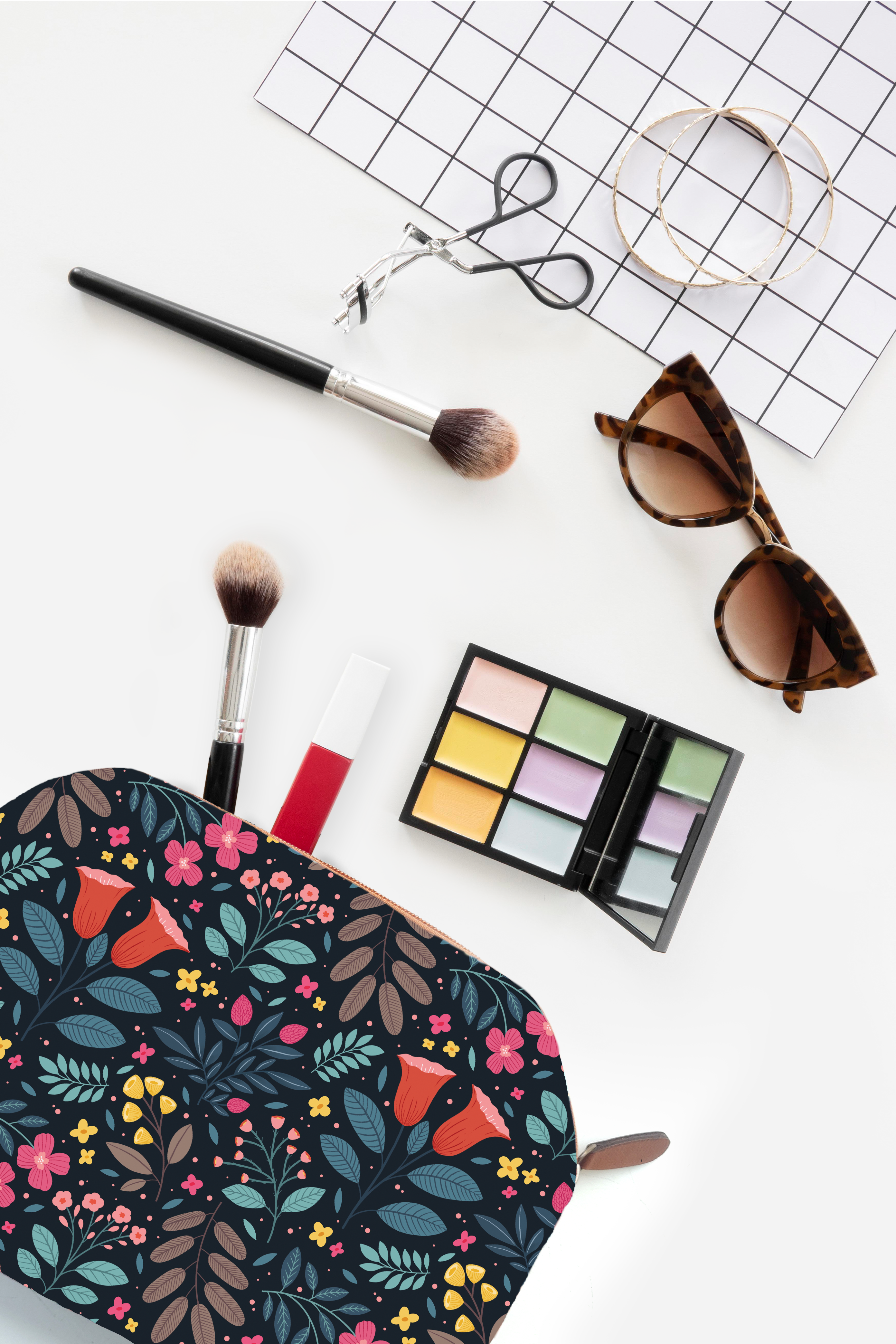 Wild Garden Cosmetic Pouch