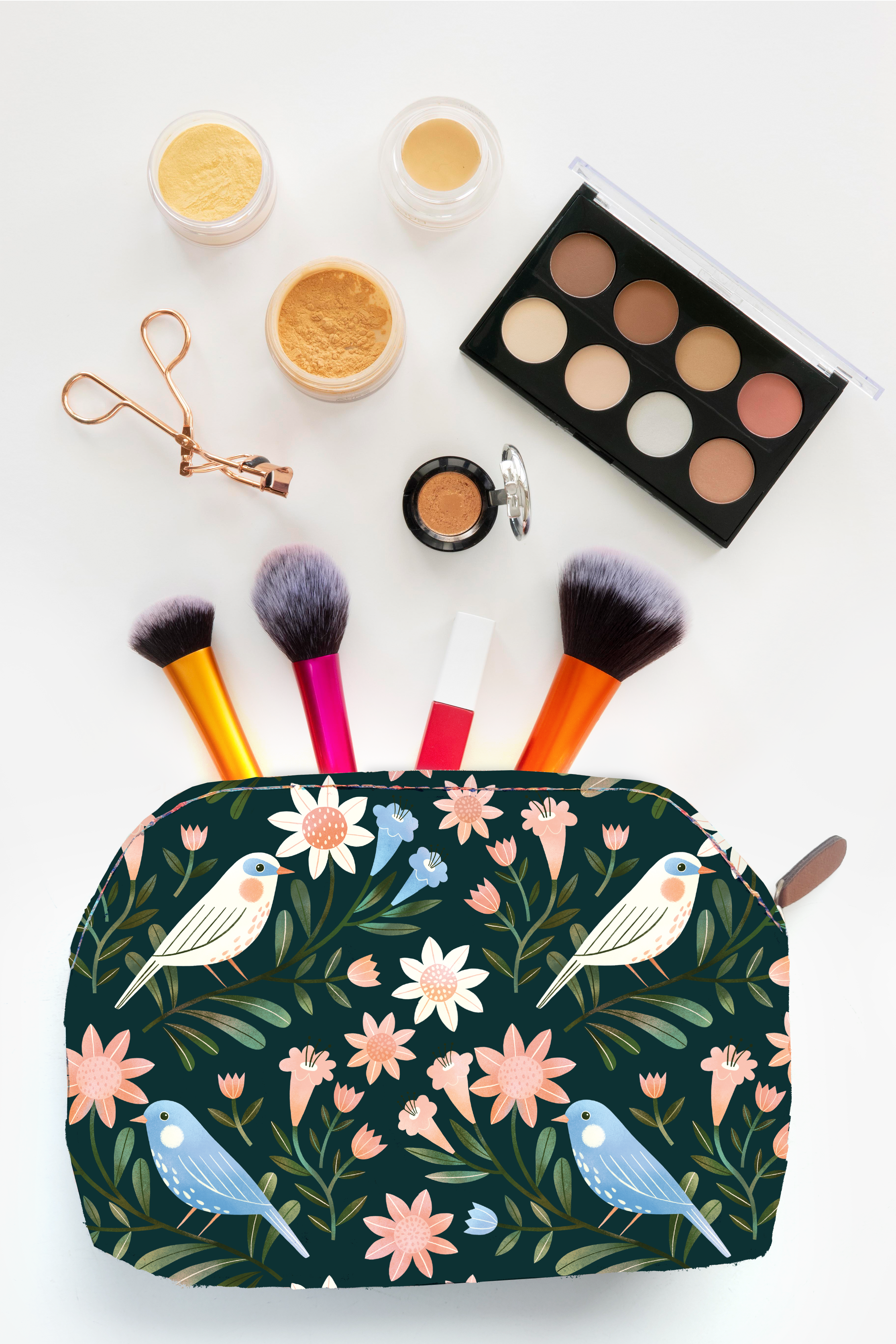 Bird Duo Cosmetic Pouch