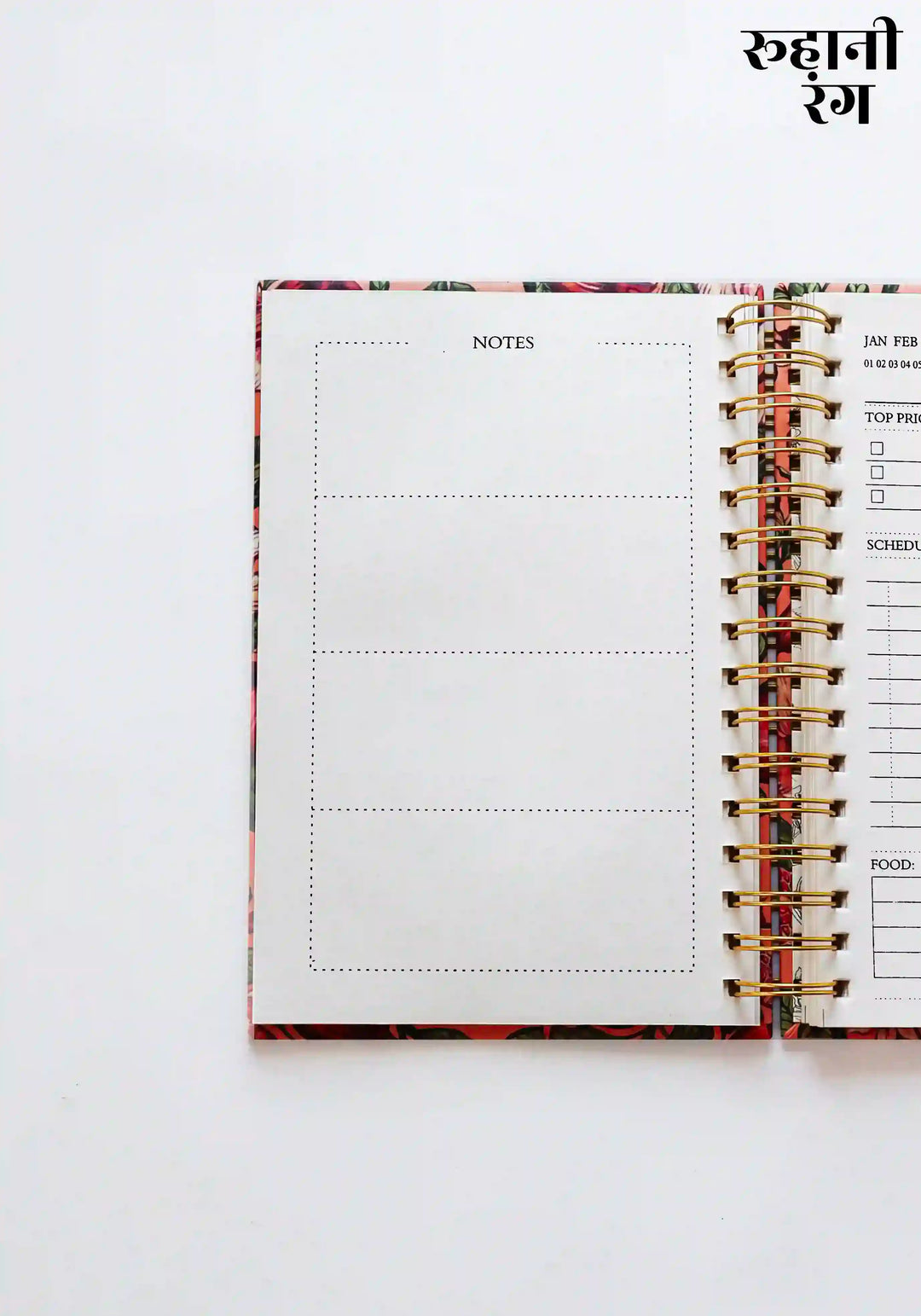 Lemons Pink Daily Undated Planner