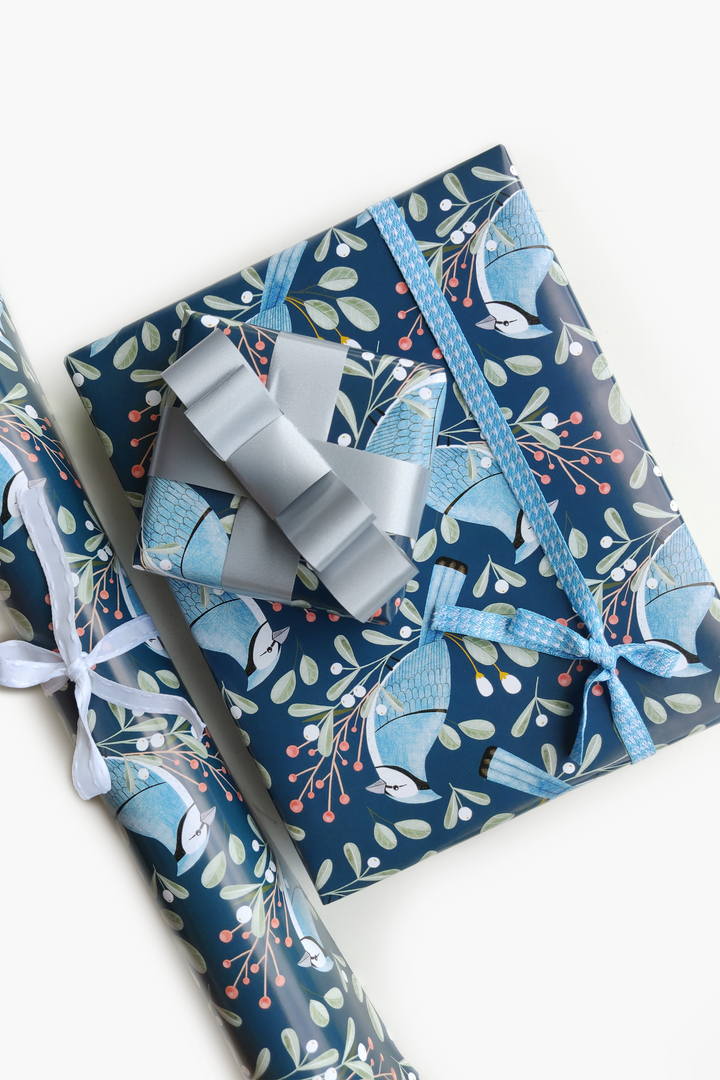 Blue Jay Wrapping Paper (Pack Of 3)