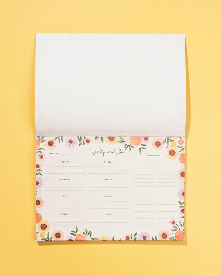 Orange Garden Weekly Meal Planner