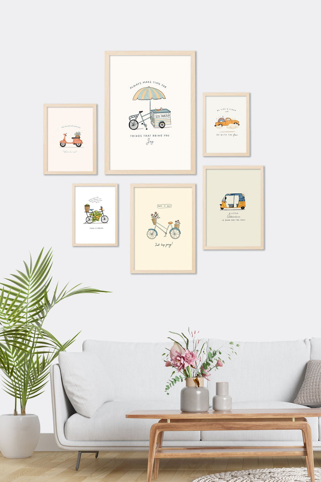 The Wall Of Simple Joys - Set of 6