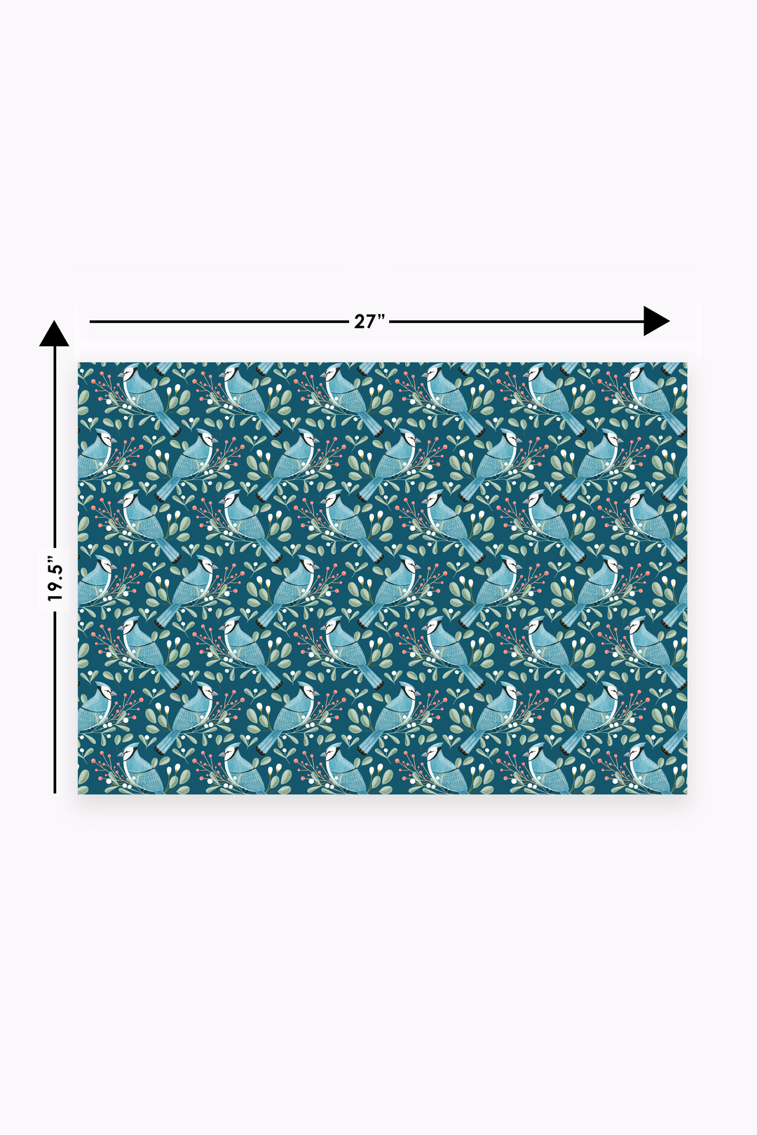 Blue Jay Wrapping Paper (Pack Of 3)