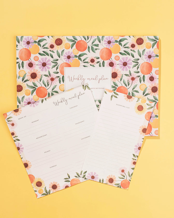 Orange Garden Weekly Meal Planner